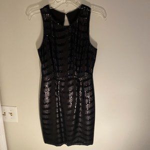 BCBG Black Sequin Dress